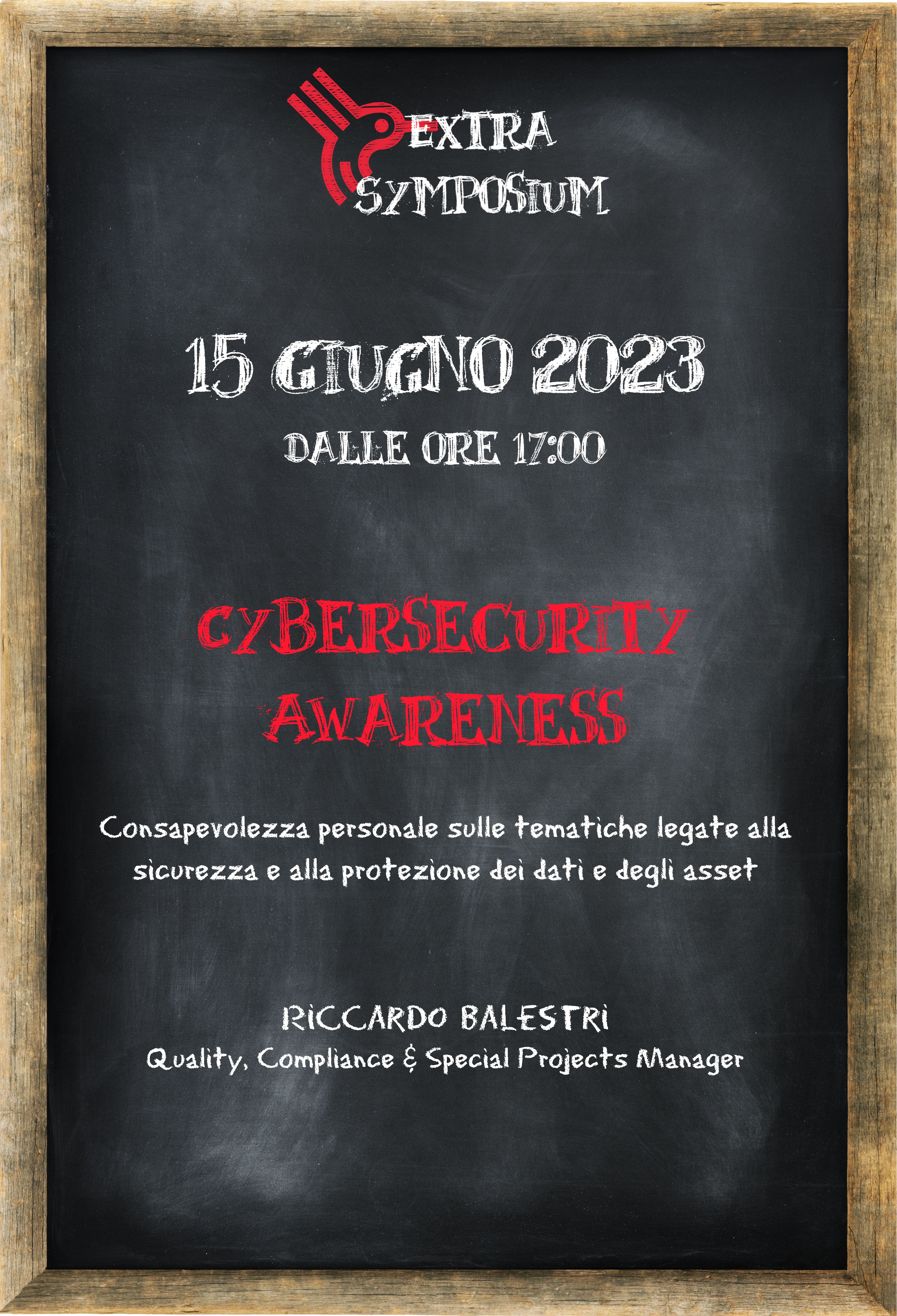 Locandina Symposium Cybersecurity Awareness